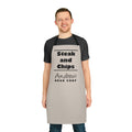 Steak and Chips Personalised Kitchen Apron