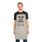 Steak and Chips Personalised Kitchen Apron