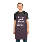 Steak and Chips Personalised Kitchen Apron