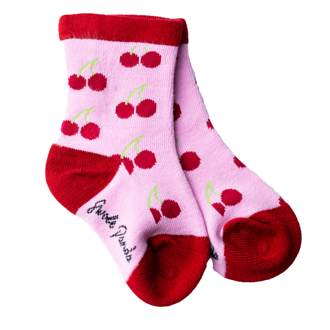 Children's Cherry Bamboo-Blend Socks