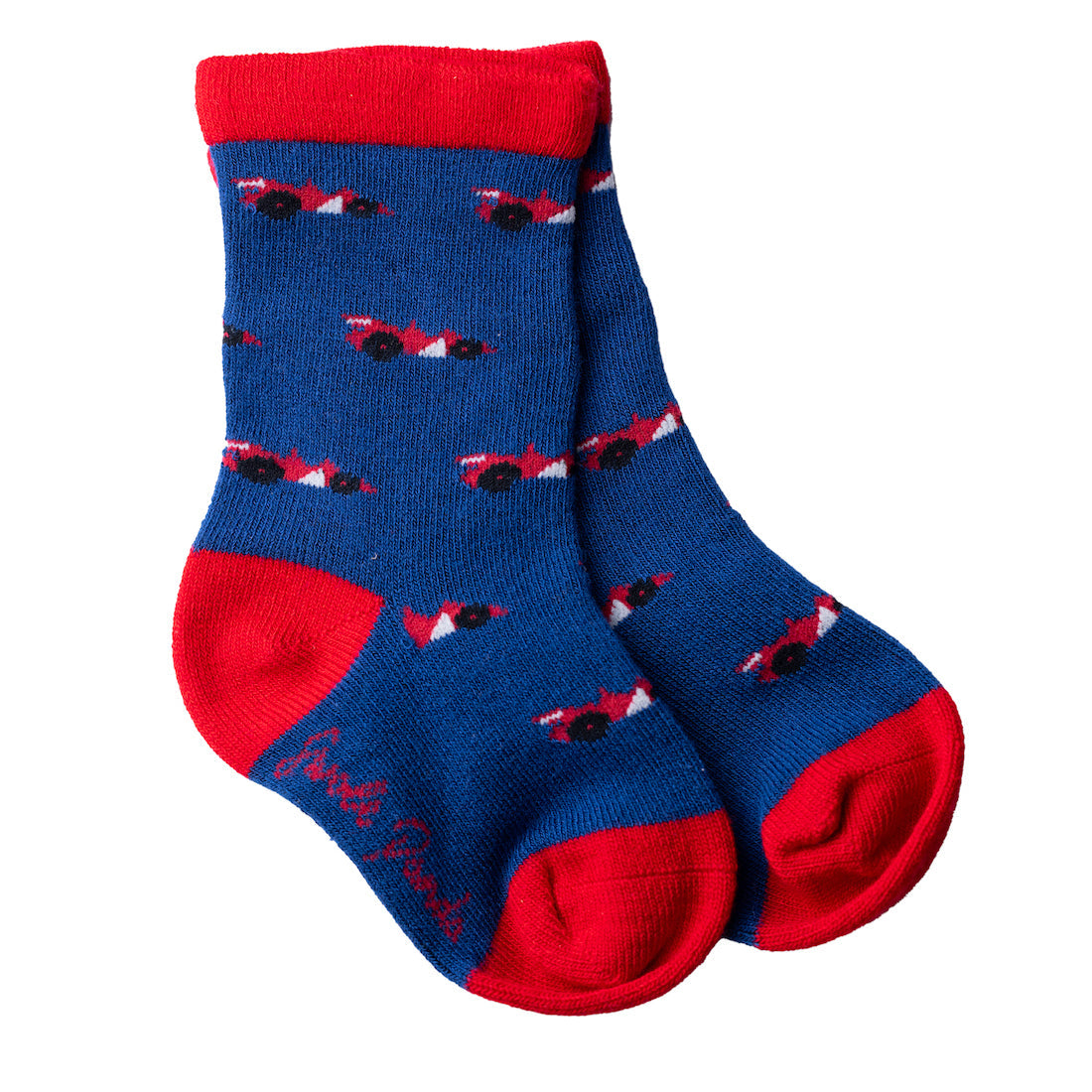 Children's Racing Car Bamboo-Blend Socks