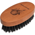 Beard Brush - Oval Shaped Pear Wood With Natural Bristles