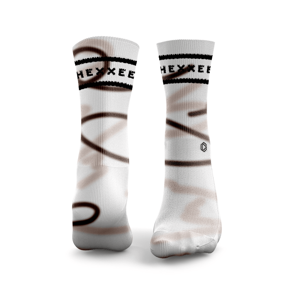Squiggle Lines Padel Socks