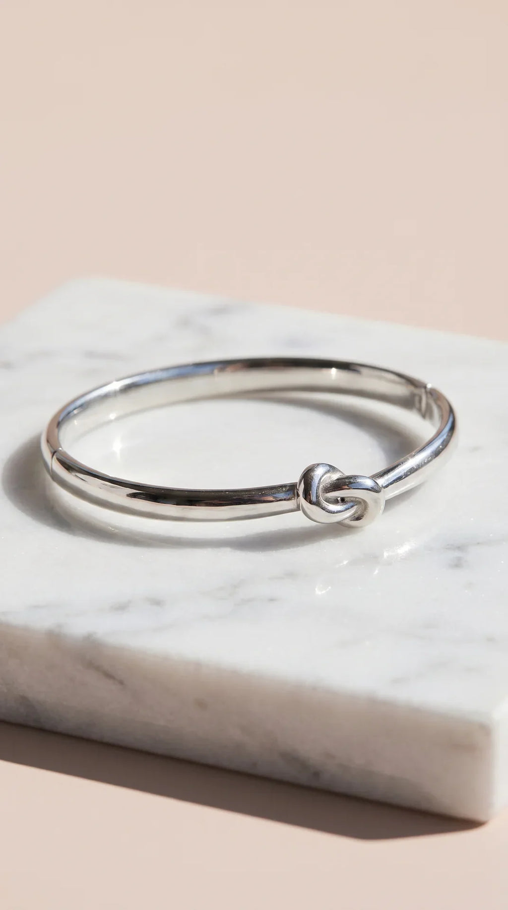 Love Knot Stainless Steel Bangle