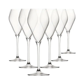 Mode Glass Flutes - 240ml - Set of 6