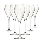 Mode Glass Flutes - 240ml - Set of 6