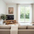 Corner Solid Wood Tv Unit / Solid Wood / Rustic