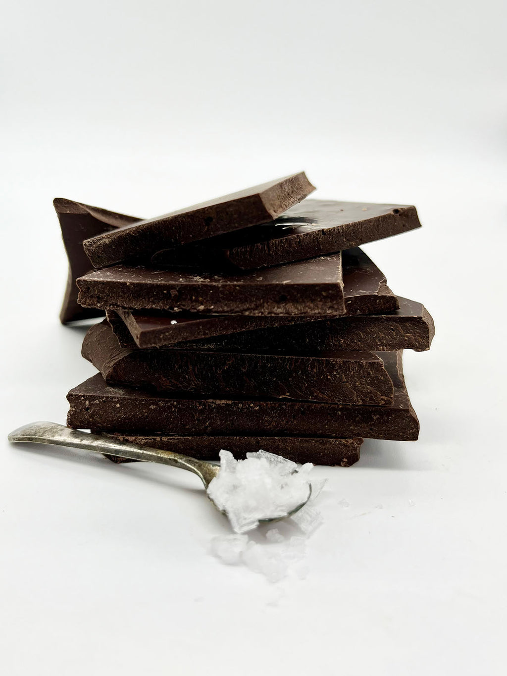 Handmade Sea Salt Shards in 70% Dark Chocolate