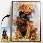 Personalised Watercolour Pet Portrait