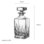 Dorchester Crystal Whisky Decanter Set – 3 Pieces