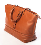 Victoria Oversize East West Tote Bag for Women, handmade by Saddler
