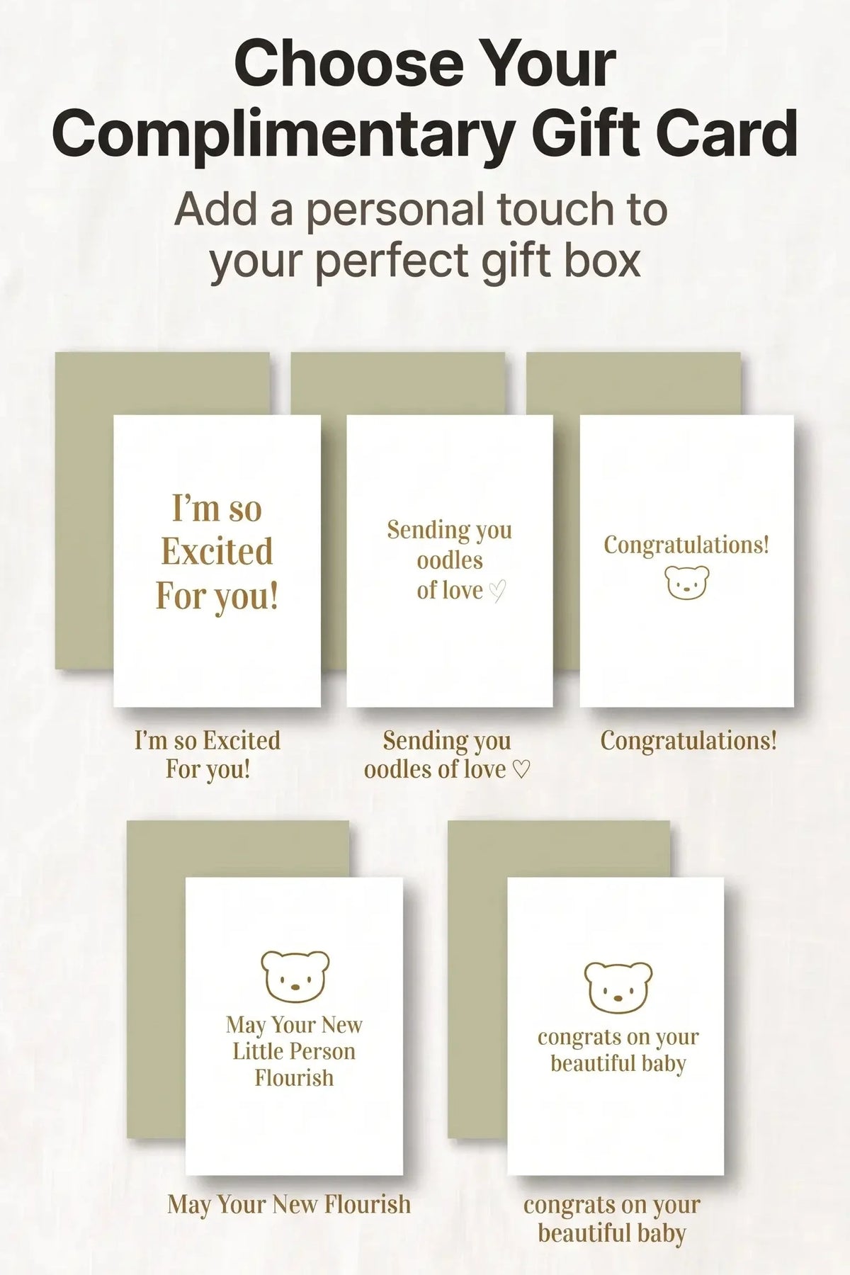 The Cozy Boucle Baby Bear Personalised Gift Box