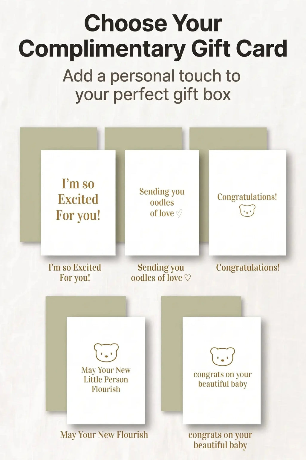 The Cozy Blue Boucle Baby Bear & Blue Rainbow Personalised Gift Box