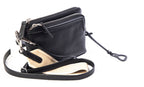Heather Leather Clutch & Crossbody Bag, Handmade by Saddler, Versatile & Compact