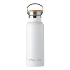 Personalised Insulated 17oz Drinks Bottle with Bamboo Lid