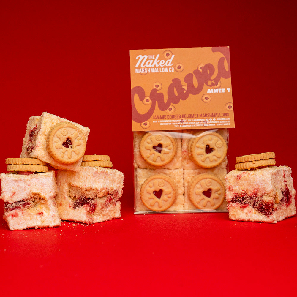 Jammie Dodger Vanilla & Raspberry Marshmallows