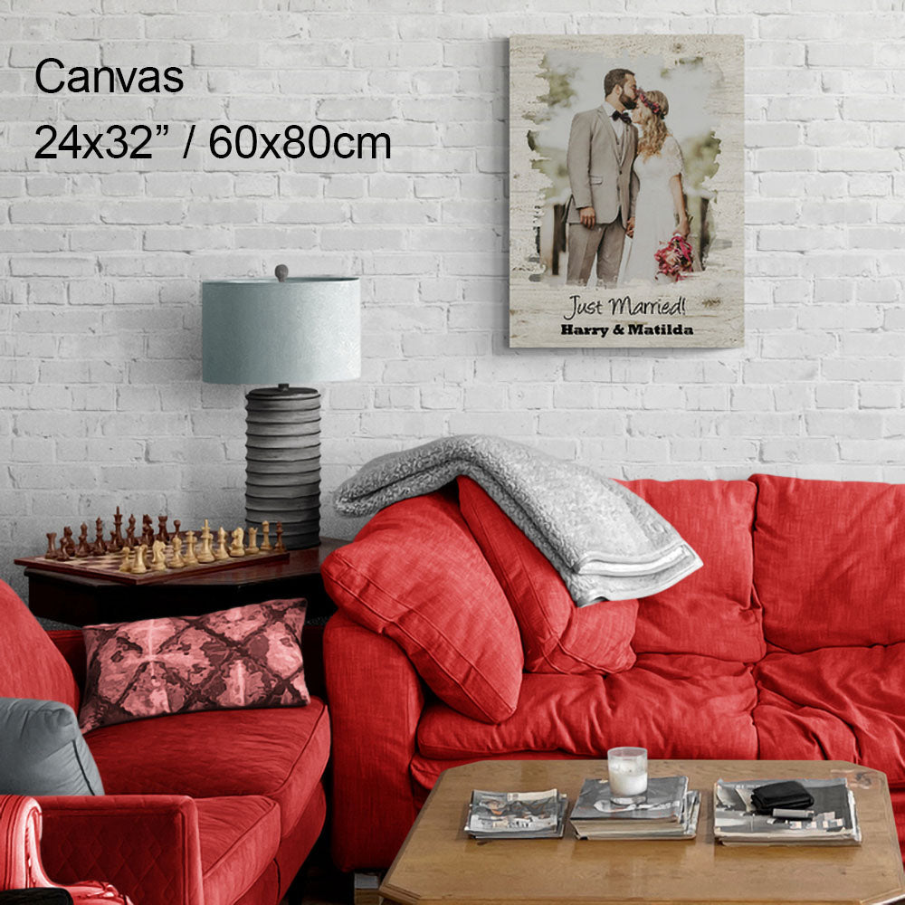 Personalised Photo & Message Artwork