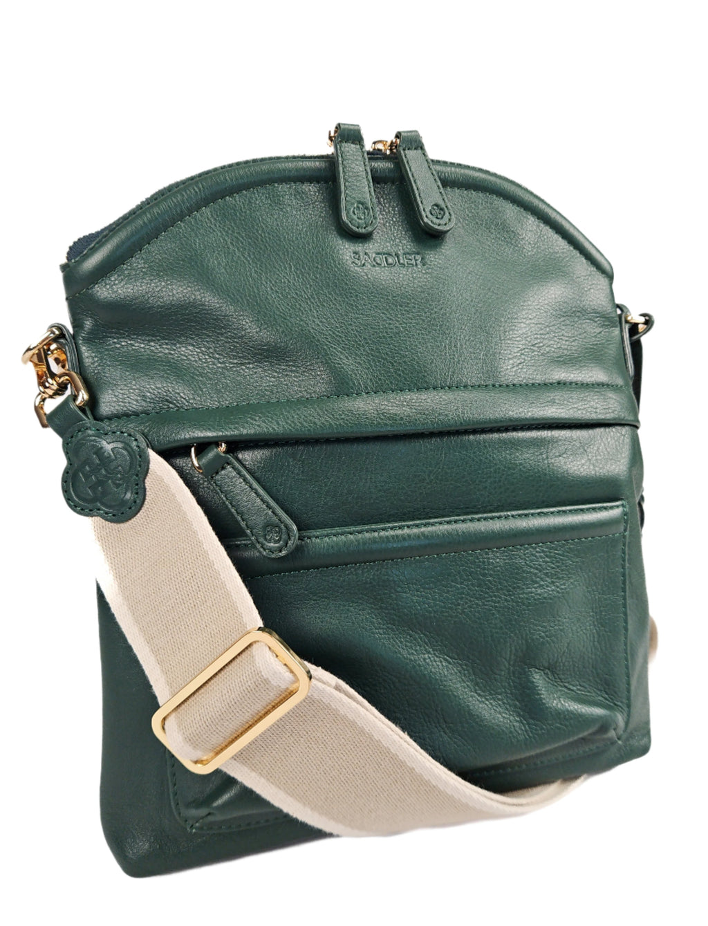Kimberley Leather Crossbody Bag, Handmade by Saddler