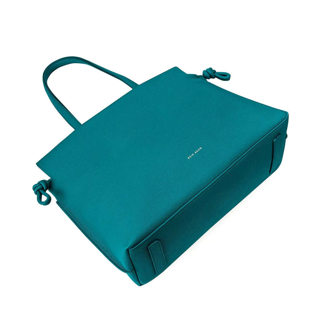 Large Emma Laptop Tote, Teal