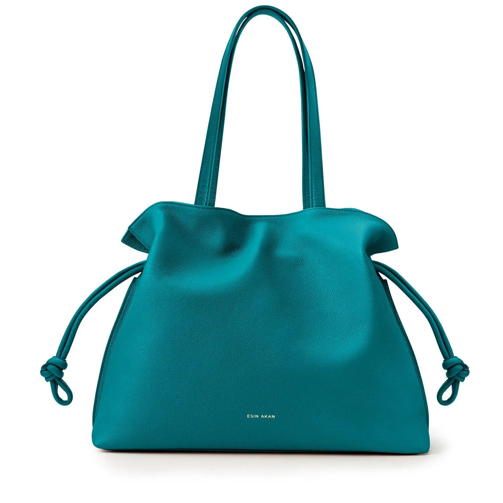Large Emma Laptop Tote, Teal
