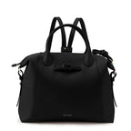 Wimbledon Leather Laptop Backpack, Black