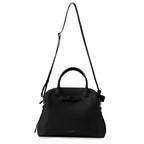 Wimbledon Leather Laptop Backpack, Black