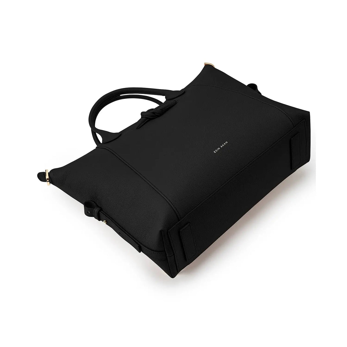 Wimbledon Leather Laptop Backpack, Black