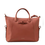Wimbledon Leather Laptop Backpack, Terracotta