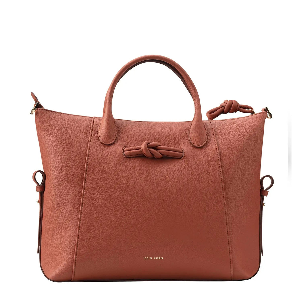 Wimbledon Leather Laptop Backpack, Terracotta