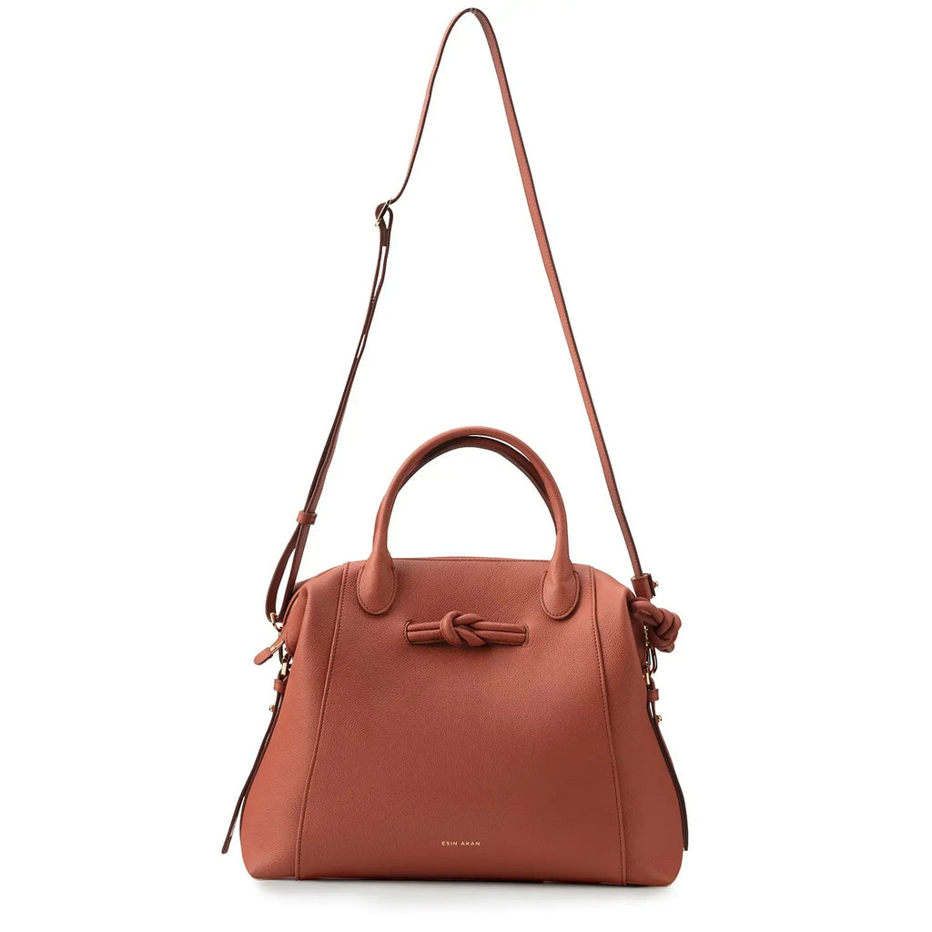 Wimbledon Leather Laptop Backpack, Terracotta