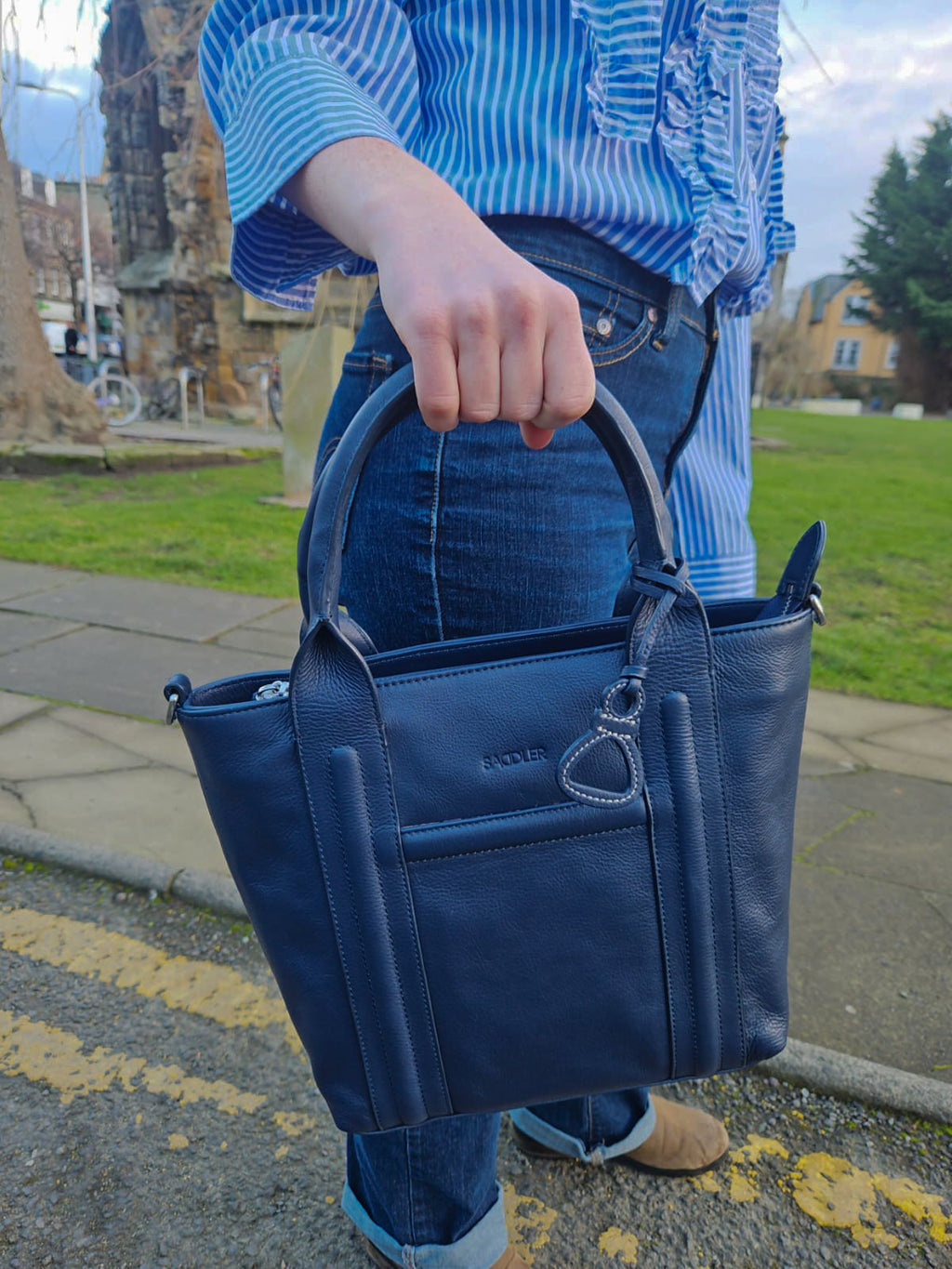 "Patricia" Leather Handbag for Women by Saddler, Stylish, Versatile & Practical Design