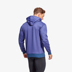 Men's Infrared Hoodie, Grey & Blue
