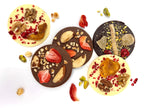 Handmade Giant Mendiants in Dark Chocolate