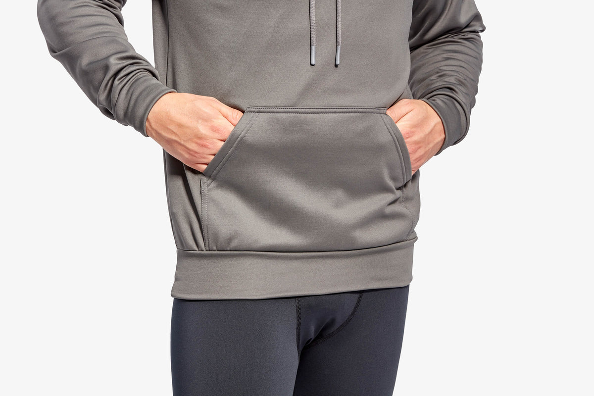 Men's Infrared Hoodie, Grey & Blue