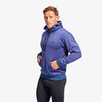 Men's Infrared Hoodie, Grey & Blue