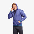 Men's Infrared Hoodie, Grey & Blue