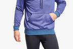 Men's Infrared Hoodie, Grey & Blue