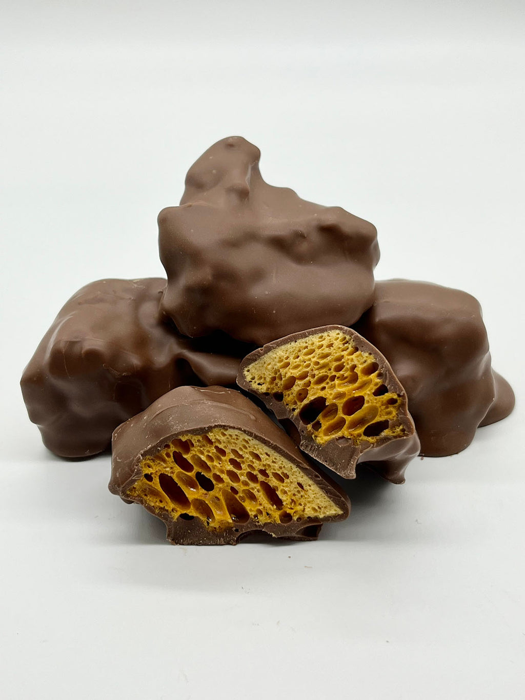 Chocolate Honeycomb, Handmade Milk Chocolate Cinder Toffee (250g)