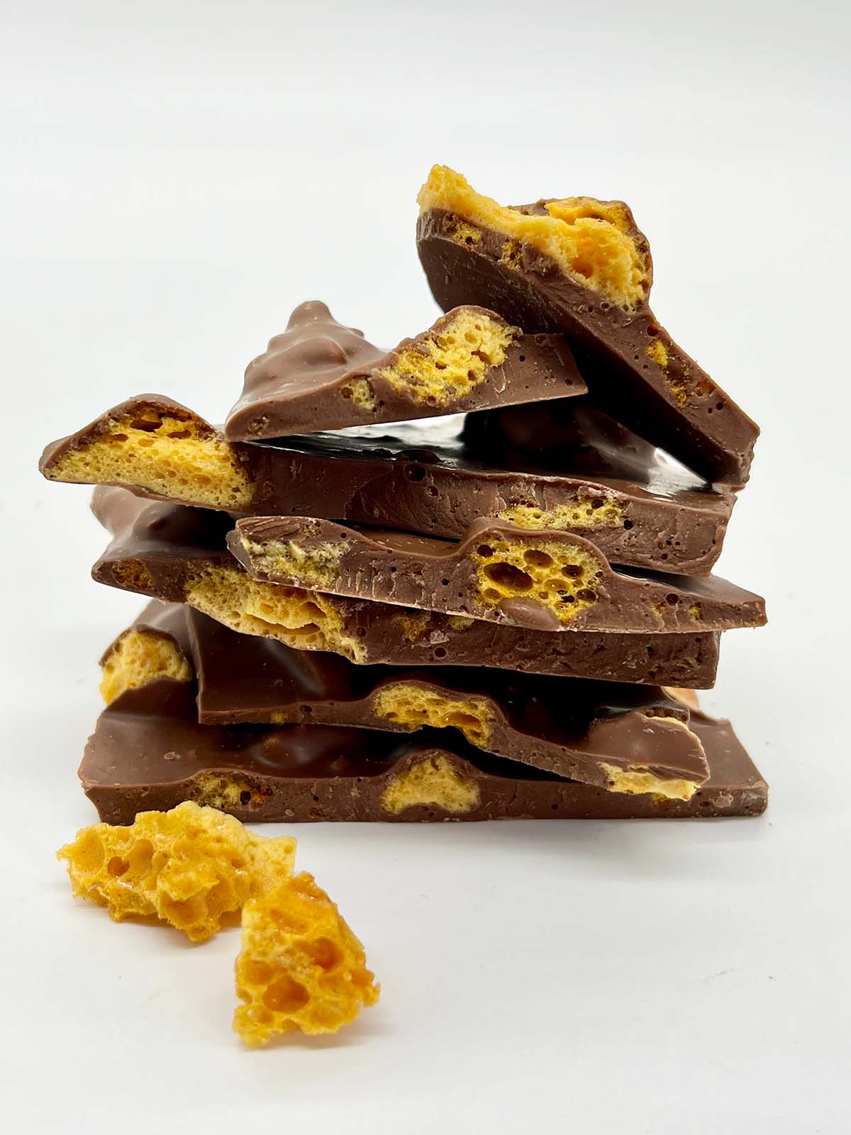 Handmade Fine Milk Chocolate Honeycomb Shards