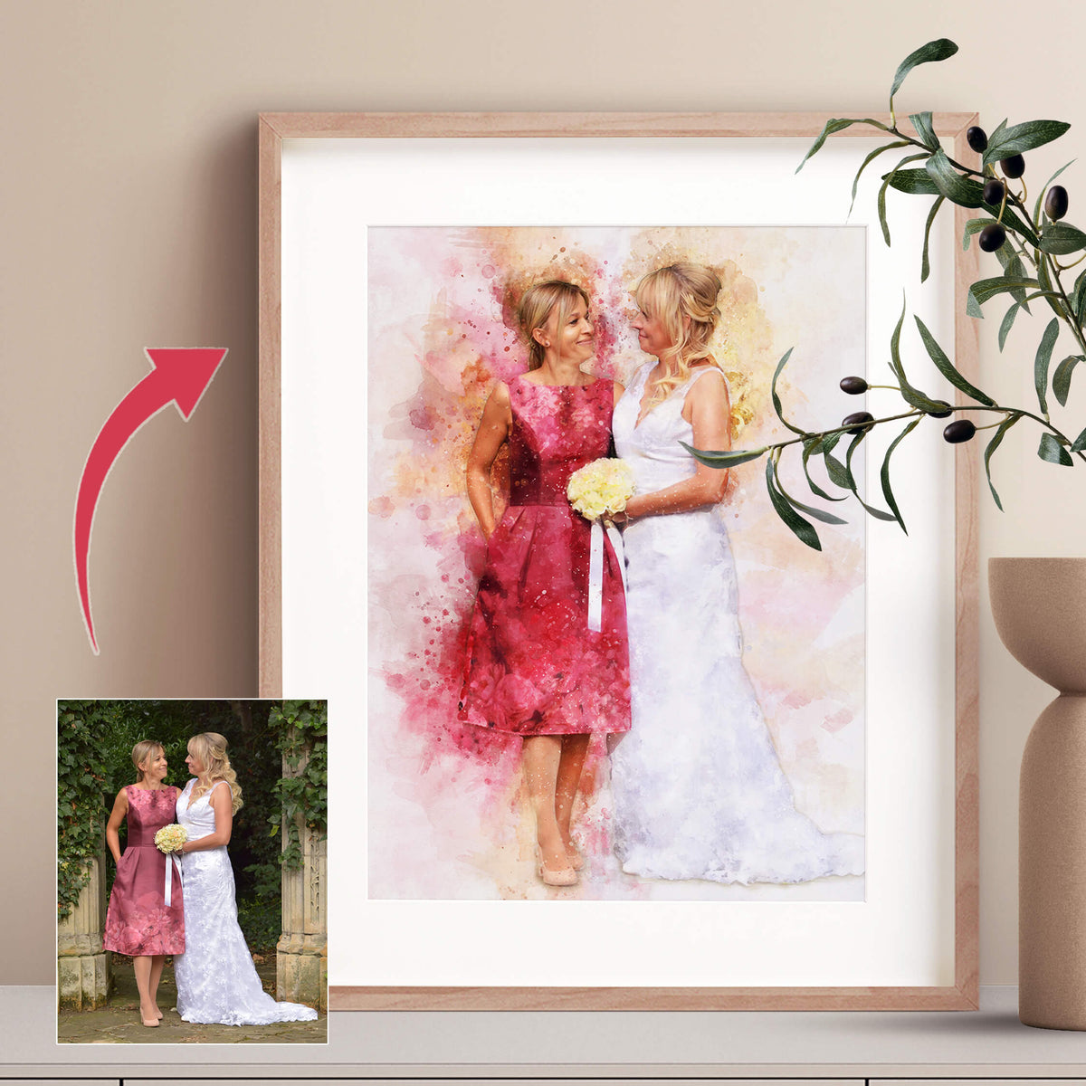 Personalised Watercolour Portrait – Portrait