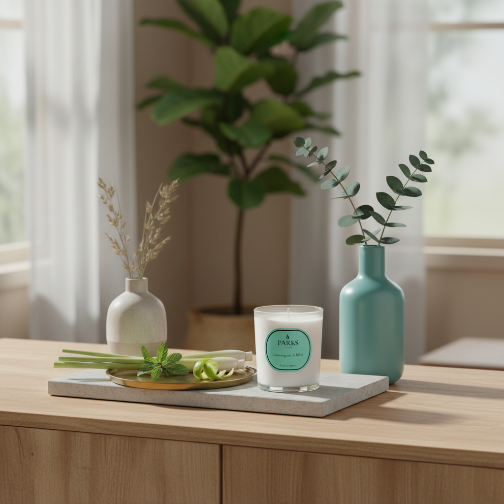 Lemongrass & Mint Candle 180G