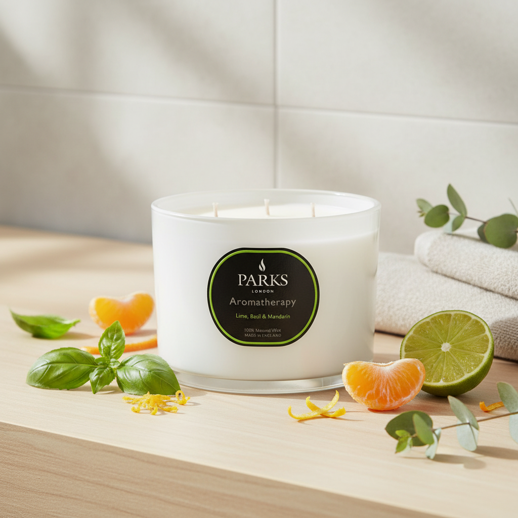 Lime, Basil & Mandarin Candle 3 Wick 350G