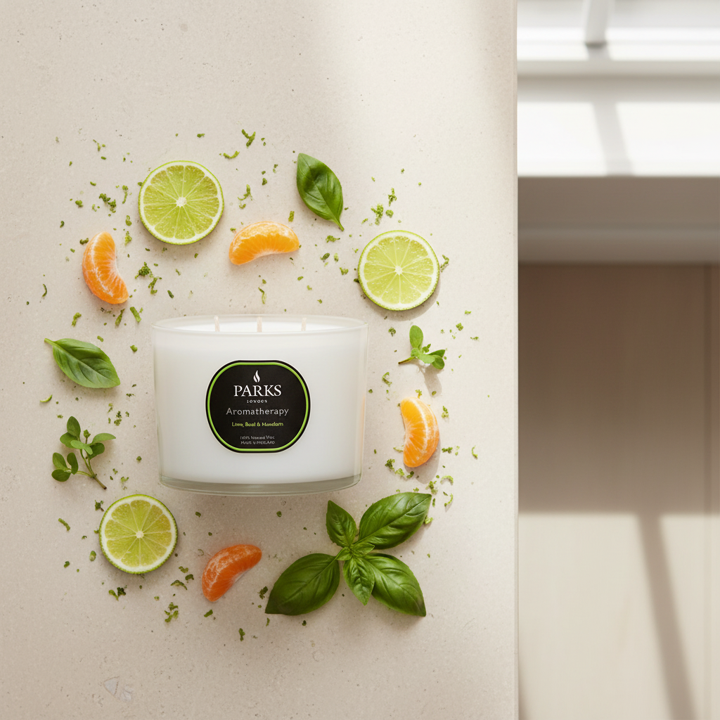Lime, Basil & Mandarin Candle 3 Wick 350G