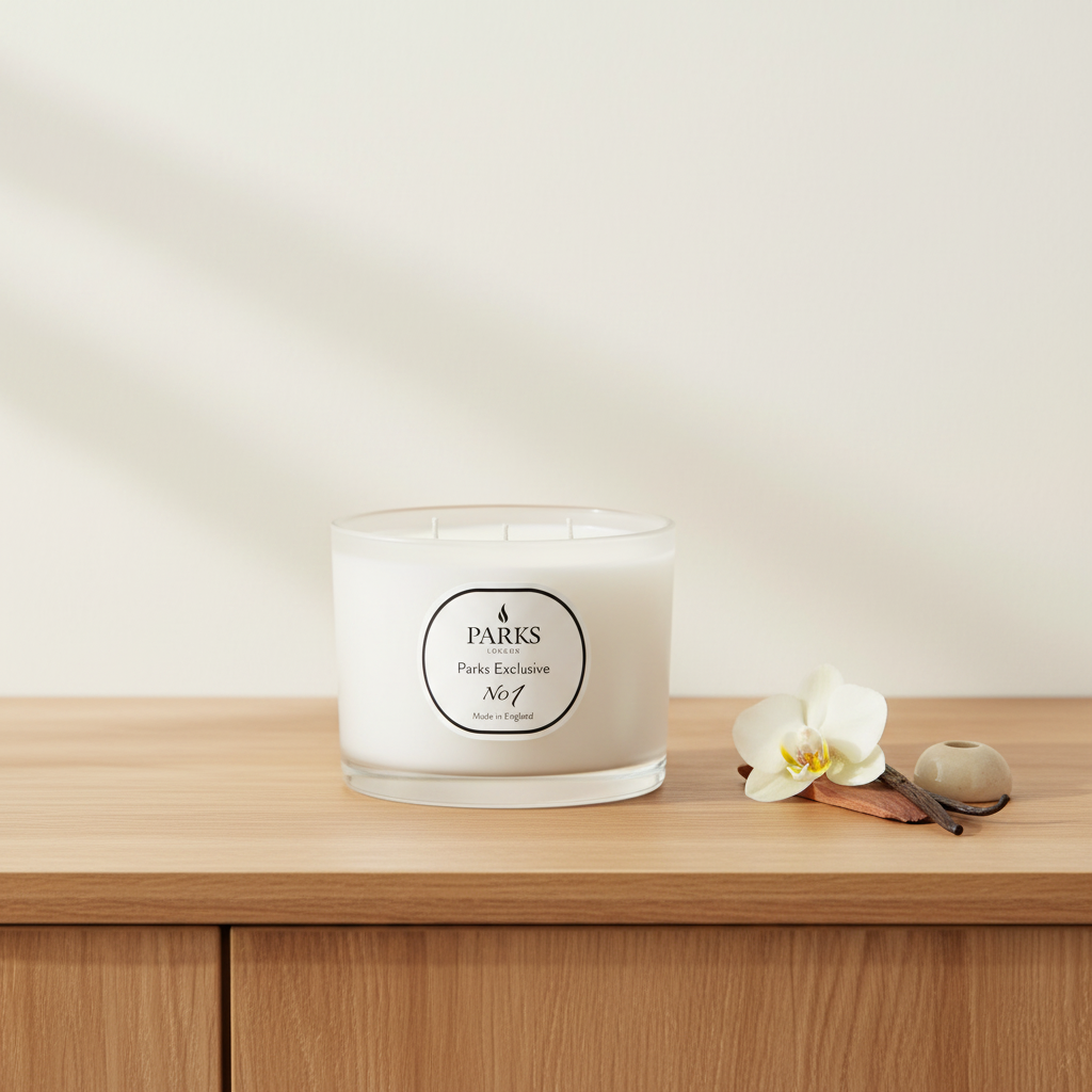 No1 - Sandalwood & Vanilla 350g 3 Wick Candle