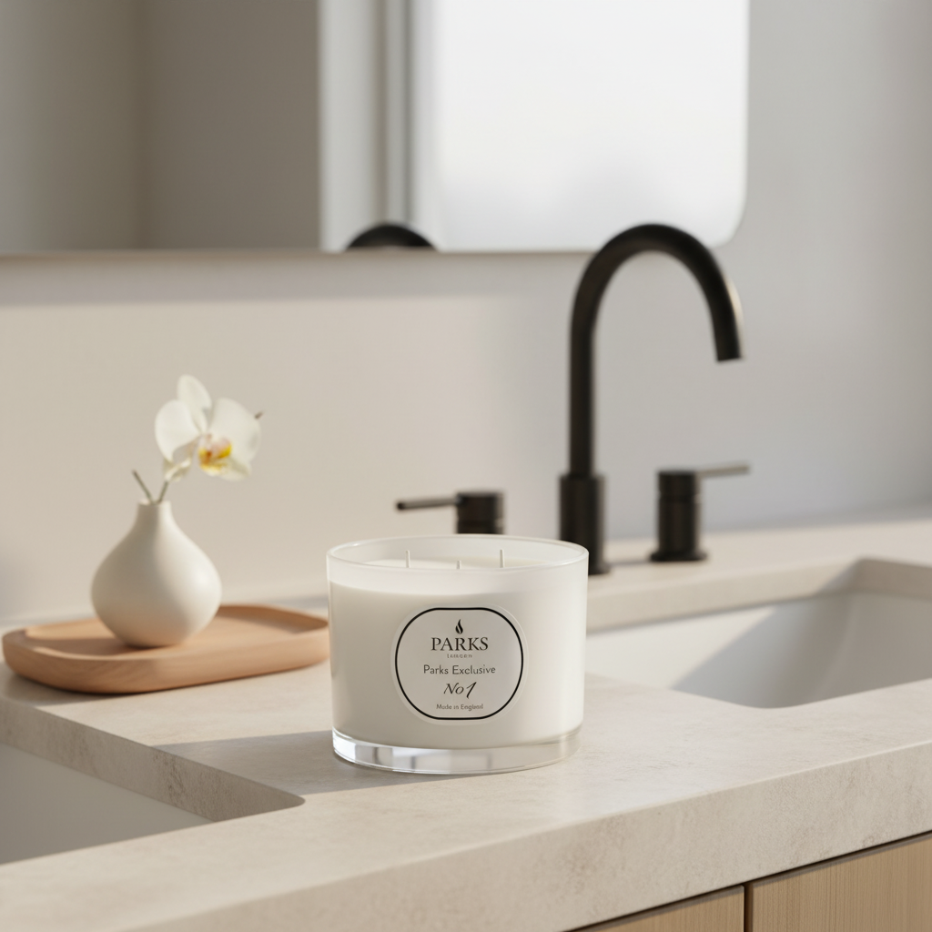 No1 - Sandalwood & Vanilla 350g 3 Wick Candle
