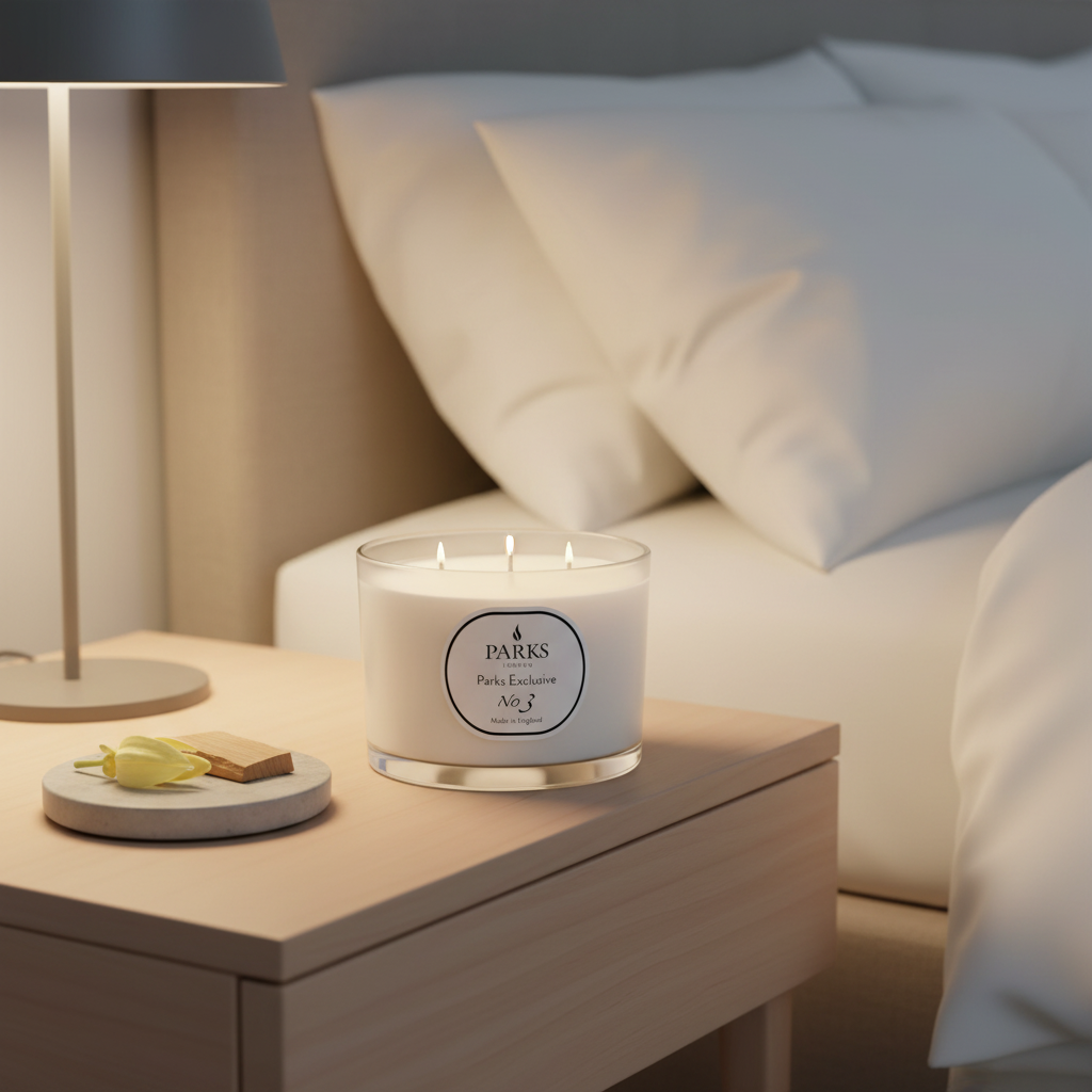 No3 - Sandalwood and Ylang Ylang 350g 3 Wick Candle