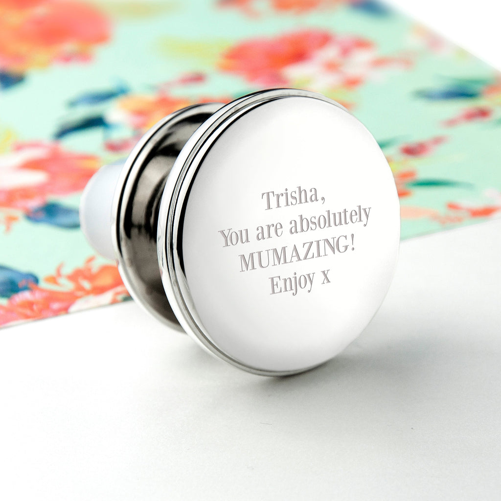 Personalised Plated Bottle Stopper