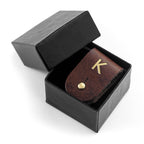 Personalised Leather Earphone Holder