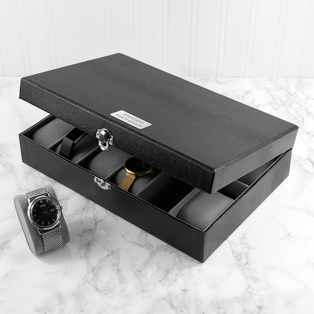 Personalised 12-Watch Storage Box