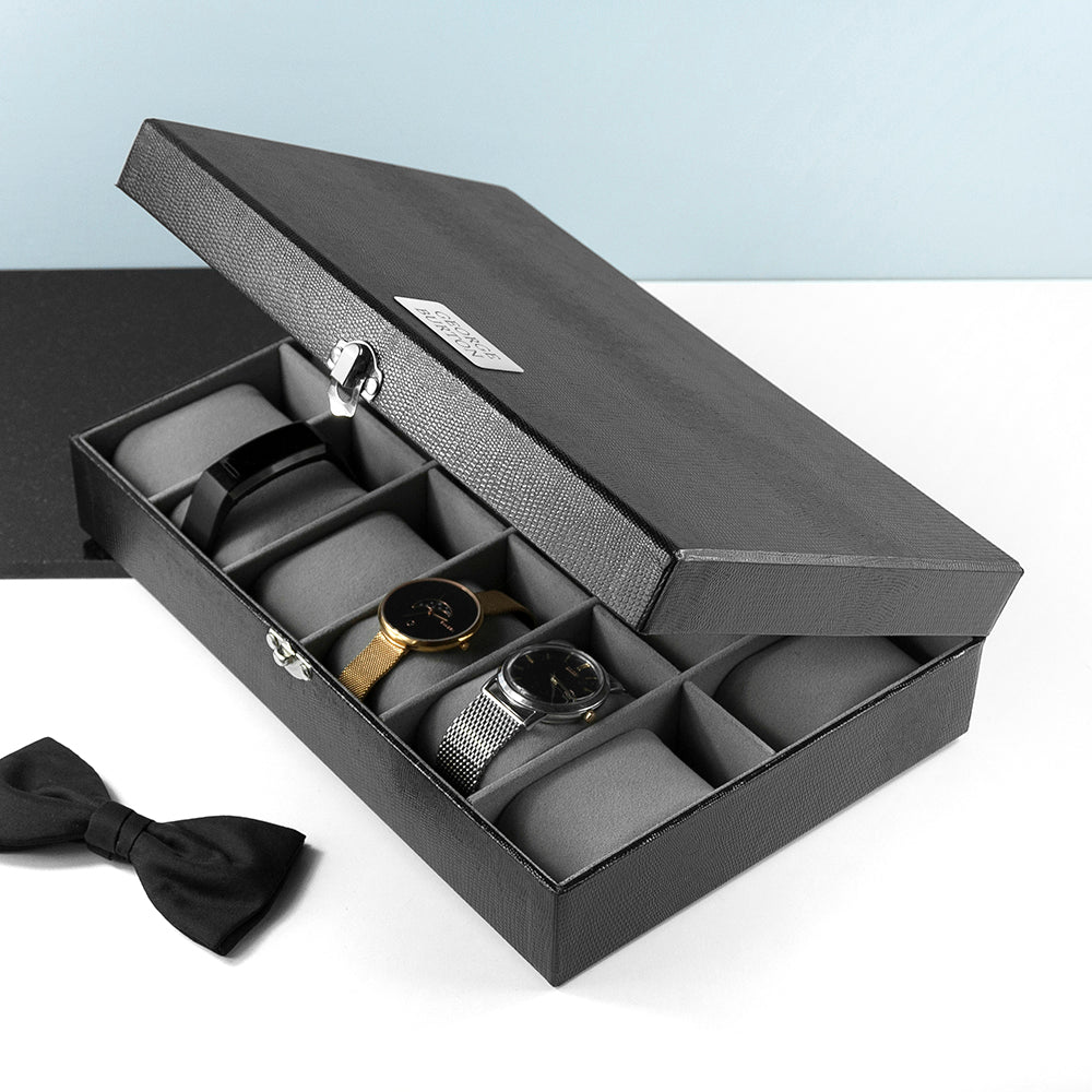 Personalised 12-Watch Storage Box